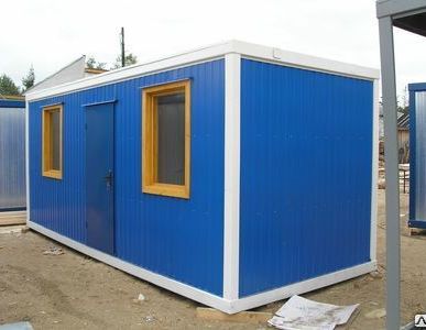 фото Вагончик для дачи из металла