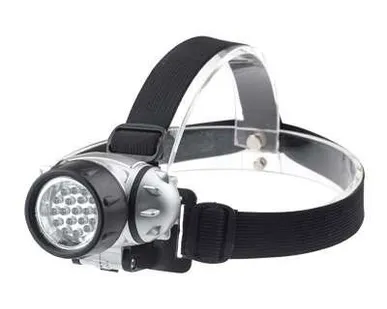 фото Фонарь налобный HL 06M 19LED 3ААА 4 реж. метал. IN HOME 4690612031828