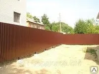 Фото №0 Заборы из профнастила