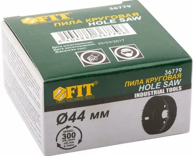 фото FIT Пила круговая инструментальная сталь 44 мм FIT 36779