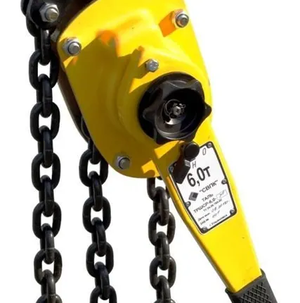 Фото №0 Таль ручная шестеренная рычажная ТРШСР 6,0 т 9 м