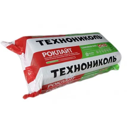 Фото №0 Технониколь Роклайт 1200х600х50мм (8,64м2=0,432м3) (12шт)