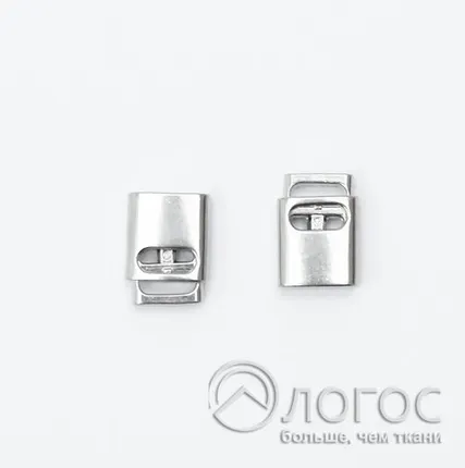 Фото №0 Фиксатор металл 2 отв. Плоский 1х17, никель