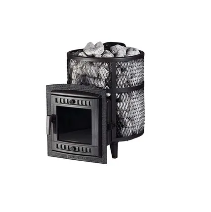 Фото №0 Печь банная "Атмосфера-М" с сеткой для камней из нержавеющей стали, до 14м3