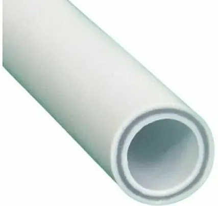 Фото №0 Труба полипропилен для отопления PP-R 25x3,5 PN20 стекловолокно (белый) SDR7,4 РосТурПласт (100 м-уп)