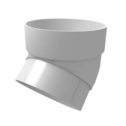 Фото №0 Колено трубы 45 град. ПВХ Grand Line белое (RAL 9003)