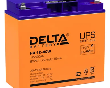 фото Аккумулятор Delta HR 12-80 W