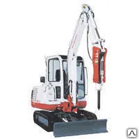 Фото №0 Экскаватор TAKEUCHI TB 175 с гидромолотом на гусеничном ходу в аренду
