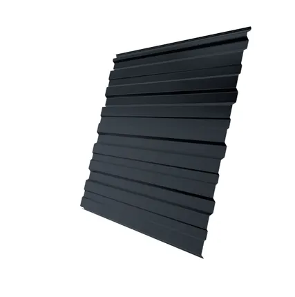 Фото №0 Профнастил С10R Grand Line 0,5 Velur RAL 7024 мокрый асфальт