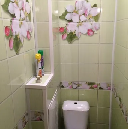 Фото №0 Панель ПВХ " ЯБЛОНЕВЫЙ ЦВЕТ" 2,70*0,25 под  плитку