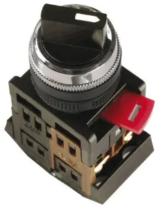 Фото №0 Переключатель АС-22 на 2 фиксир.положения I-O 1з+1р ИЭК