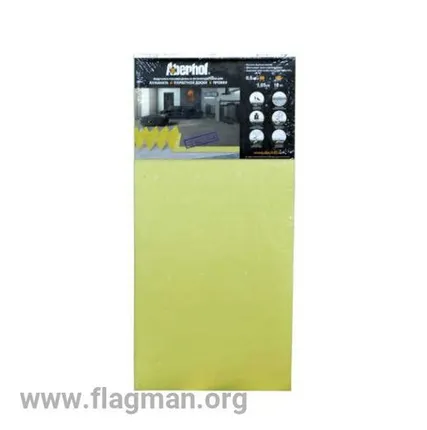 Фото №0 Подложка гармошка 2мм Aberhoff 10.5м2 10*1,05 Желтая