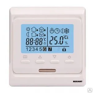 фото Терморегулятор программируемый с дисплеем r51xt rexant 51-0532