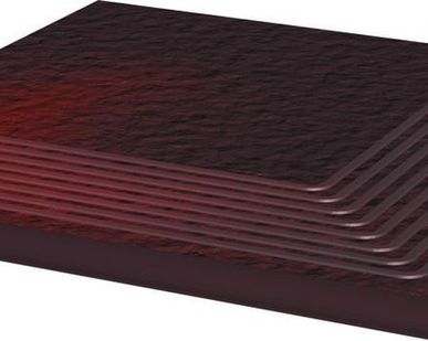 фото Клинкерная, ступень угловая Paradyz Cloud Brown DURO 30x30 см