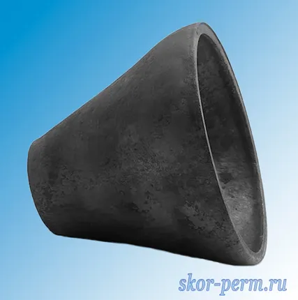 Фото №2 Переход стальной 76х38 мм концентрический приварной