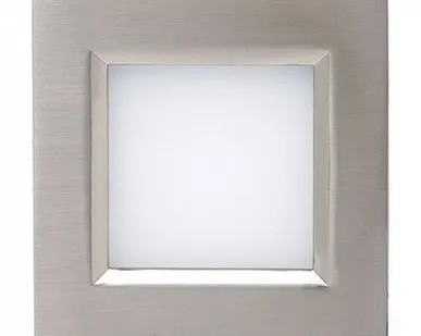 фото Светильник встраиваемый LED 6W 3000K HL684L квадрат хром/матовый HOROZ