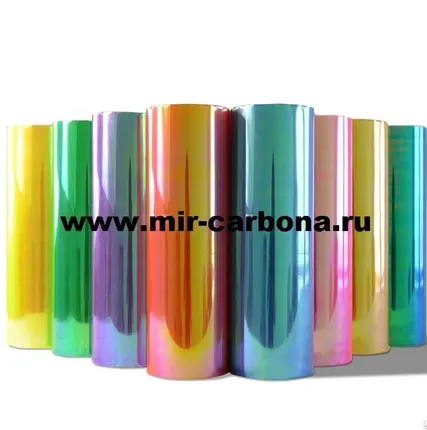 Фото №0 Пленка для фар прозрачная хамелеон