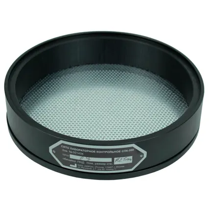 Фото №0 Лабораторное сито из оцинкованной стали ТАГЛЕР СЛК-200 d 2,5 мм