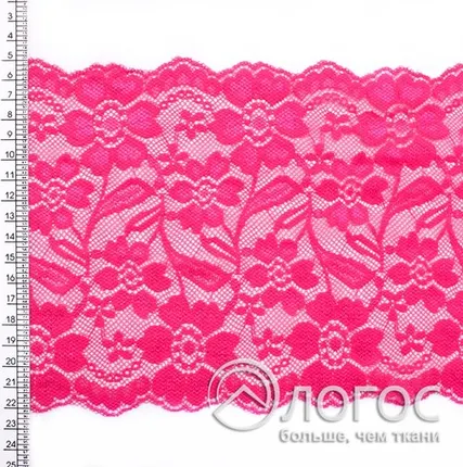 Фото №0 Кружево стрейч TBY.RY08.07 180мм, фуксия-А