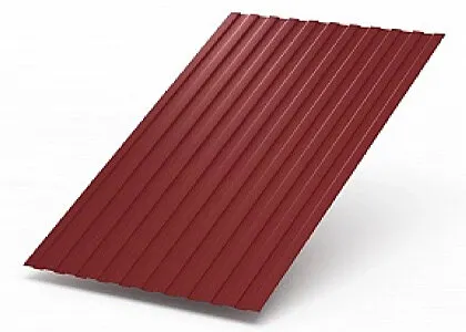 Фото №0 Профнастил С-8, ПЭ RAL 3011, 0.4, цена за м.кв