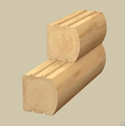 Фото №0 Профилированный брус под "блок хаус" 150х150х6000 хв.ест.вл.