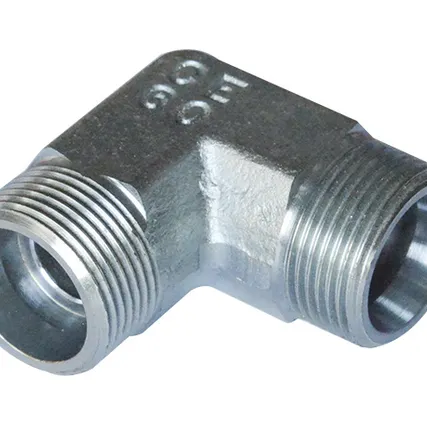 Фото №0 113822.1 - Фитинг соединитель трубок угловой 30S (М42x2 - М42х2), 400бар, нерж. сталь