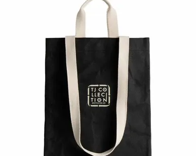 фото Черная сумка-шоппер в стиле унисекс TJ COLLECTION YX 8410025 BLA