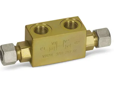фото Гидрозамок VBPDE 1/4"L 2 C.EX.C.