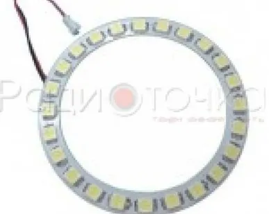фото Светодиодная подсветка (Ангельские глазки 3528 белые 24 св/д d9cm)