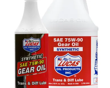 фото Синтетическое трансмиссионное масло Lucas oil SAE 75W-90
