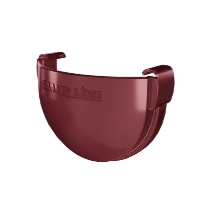 Фото №0 Заглушка желоба Дизайн 135 ПВХ Grand Line бордо (RAL 3005)