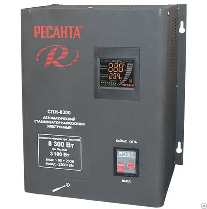 Фото №0 Стабилизатор СПН- 8 300 (90-260в, 3100 ватт, при U=90вольт)