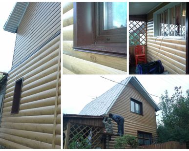 фото Монтаж сайдинга, фасадные работы