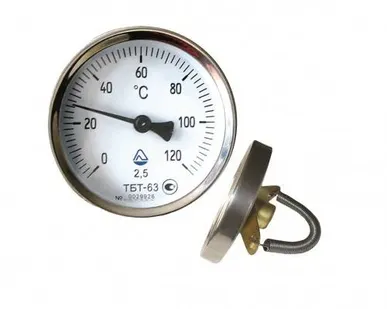 фото Термометр ТБТ-63  (0  +150°C)  кл.2,5