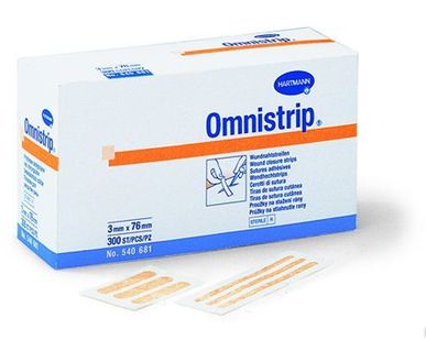 фото OMNISTRIP (5406844) Гипоаллергенные полоски на операционные швы (стерильно