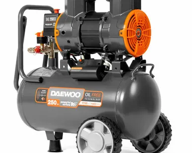 фото компрессор безмасляный DAEWOO DAC 250SS 24л 250л/мин 1,7кВт