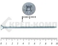 фото Саморез белый цинк POZY 5х100 (1300шт)