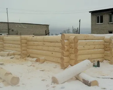 фото Сруб для дома или бани