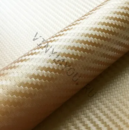 Фото №0 Пленка Золотой карбон 3D