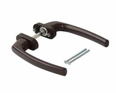 фото Гарнитур для раздвижной конструкции Internika, коричневый комплект 2 упаковки.