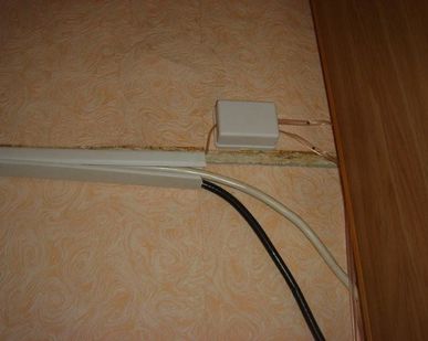 фото Монтаж проводки в гофре телевизионного, телефонного, интернет кабеля
