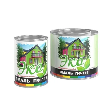 Фото №0 Эмаль ПФ-115 коричневая 20кг ЭКО