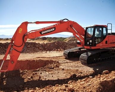 фото Аренда экскаватора гусеничного Doosan DX300SLR