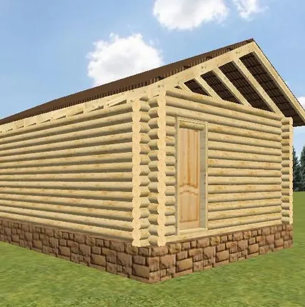 Фото №0 Сруб 3х5 сосна