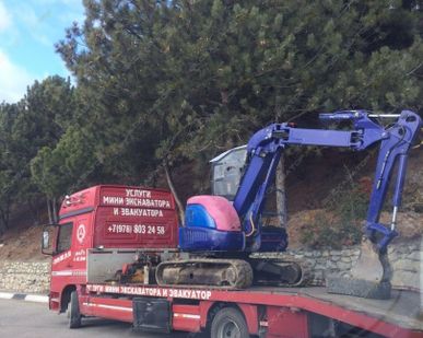 фото Аренда мини-экскаватора Komatsu PC38UU, Ялта