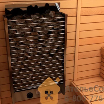 Фото №1 Электрокаменка Sawo Cirrus CRR3-90NB-P (с пультом)