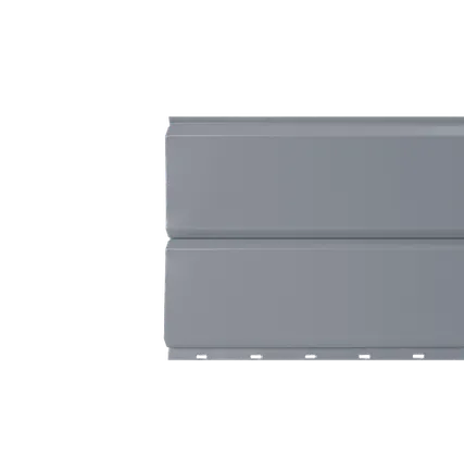 Фото №0 Сайдинг Кровля Сервис Брусnika Алюминево-белый 0,45 мм Полиэстер