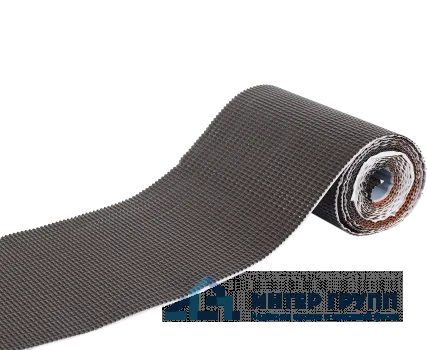 Фото №0 Гофрированная лента для примыканий NICOFLEX 300, RAL 8019 коричневая, 5м.