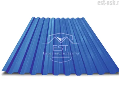фото Профнастил С-21х1000 Pe 0.4 | RAL 5005 Сигнальный синий