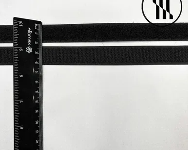фото Липучка пришивная, цв. Черный, шир. 2 см